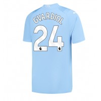 Billiga Manchester City Josko Gvardiol #24 Hemma fotbollskläder 2023-24 Kortärmad